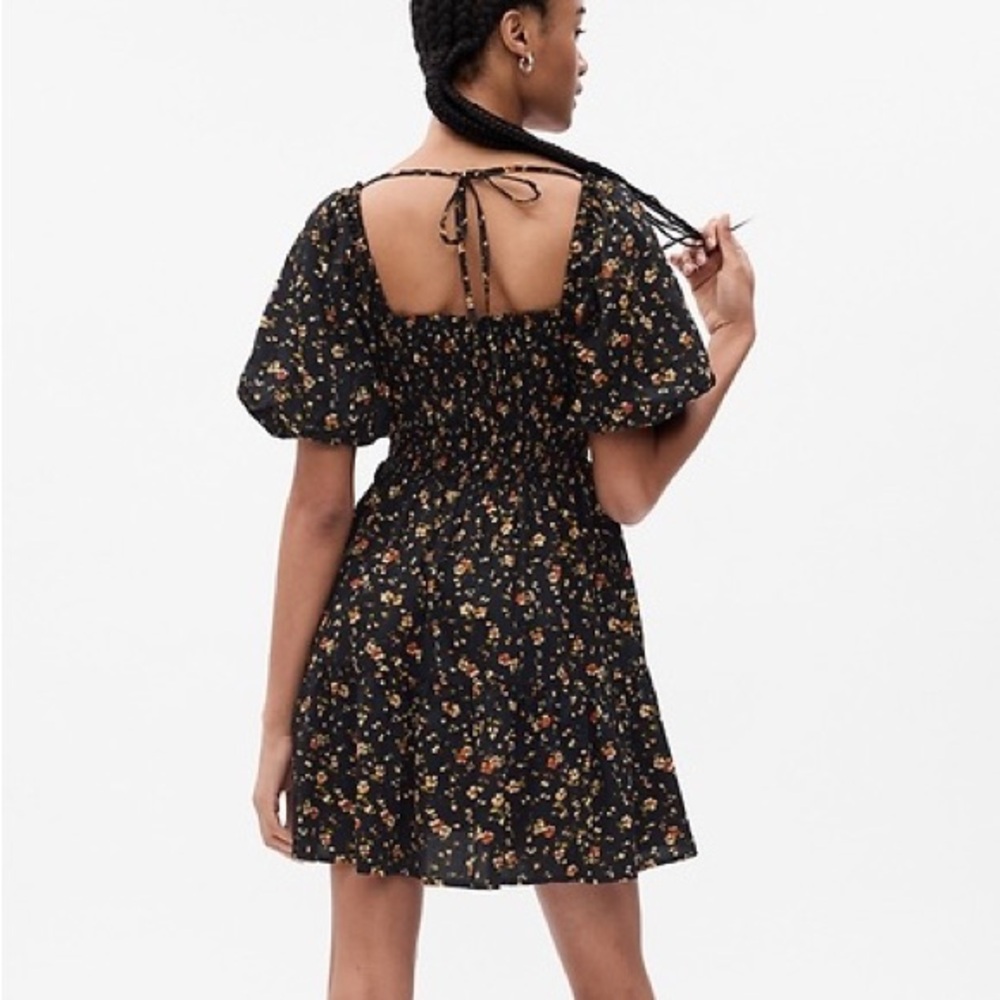 Gap floral babydoll mini dress